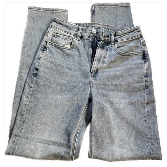 American Eagle Mom Straight Jean 00 - Picture 6 of 7